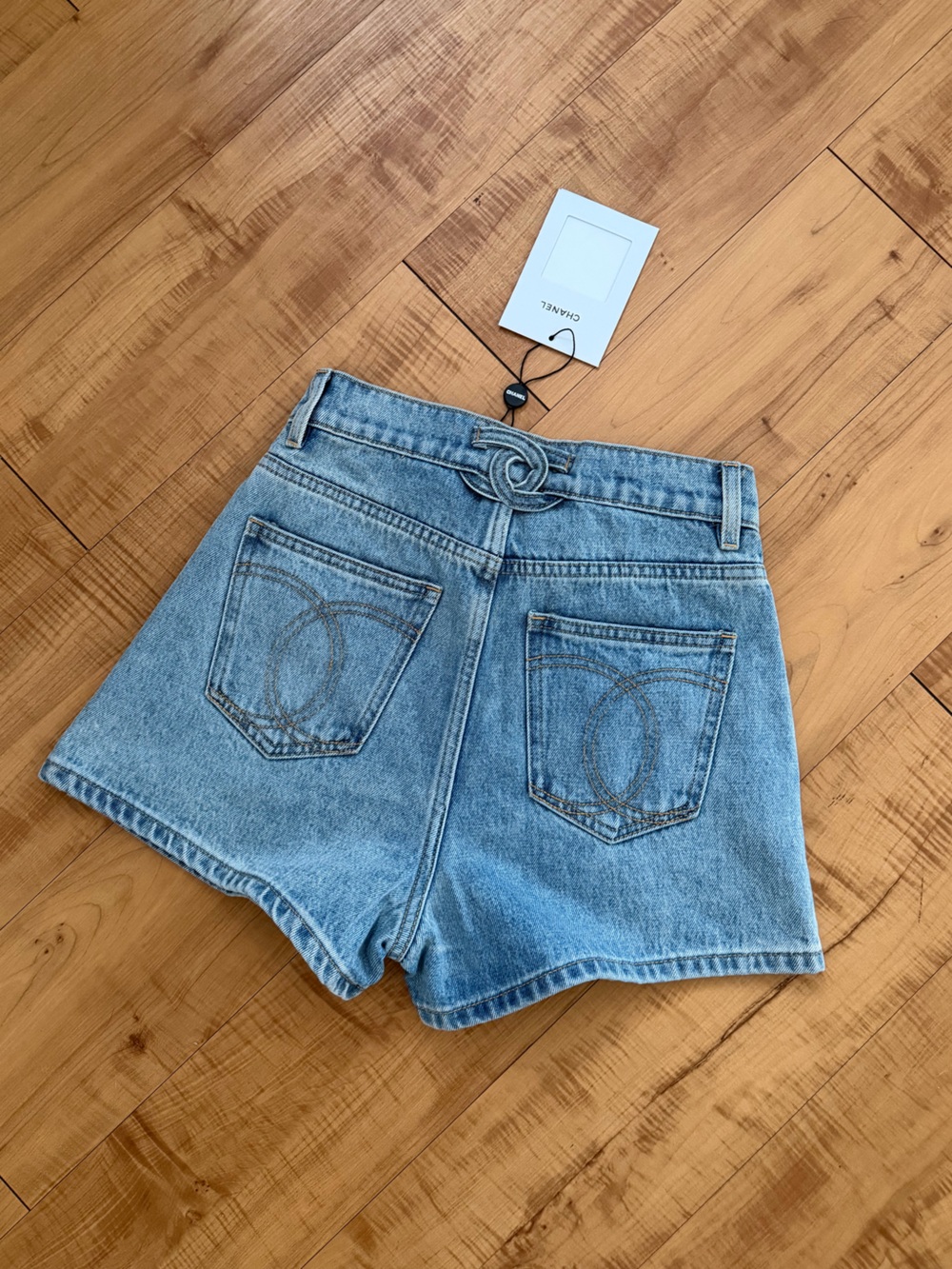 CC Coco 26s Turn-Lock Denim Blue Jean Shorts ❗️READ DESCRIPTION 👇🏻❗️US2/FR34